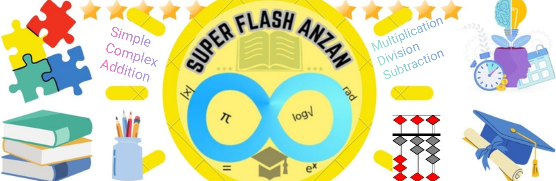 Anzan Math Card SUPER FLASH ANZAN